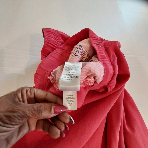 Gap Mid Rise Horseshoe Raspberry Jeans Size XL - Picture 11 of 13